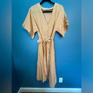 Mango Linen Dress. US Size 10.